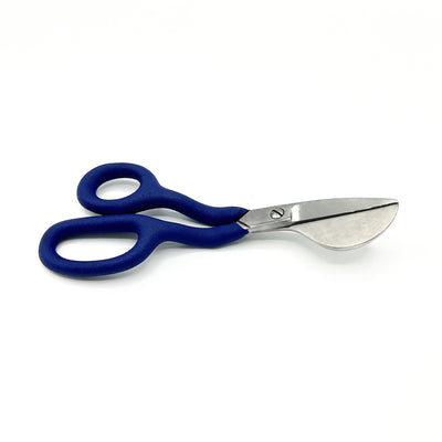 7-inch Duckbill Rug-pile Scissors, featuring a wide blade and comfortable handle for precise rug trimming, Tuft City