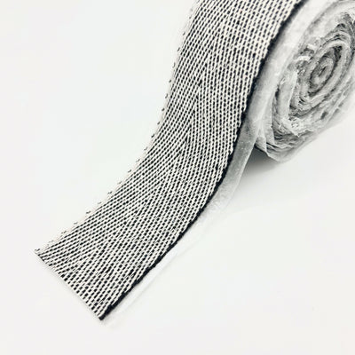 Adhesive carpet finishing tape