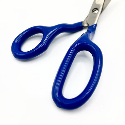 Durable rug carving scissors with ergonomic rubber handles for professional and beginner tufting artists