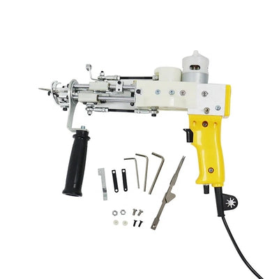 Short Pile Rug tufting gun with replacement parts, for beginner and professional tufters