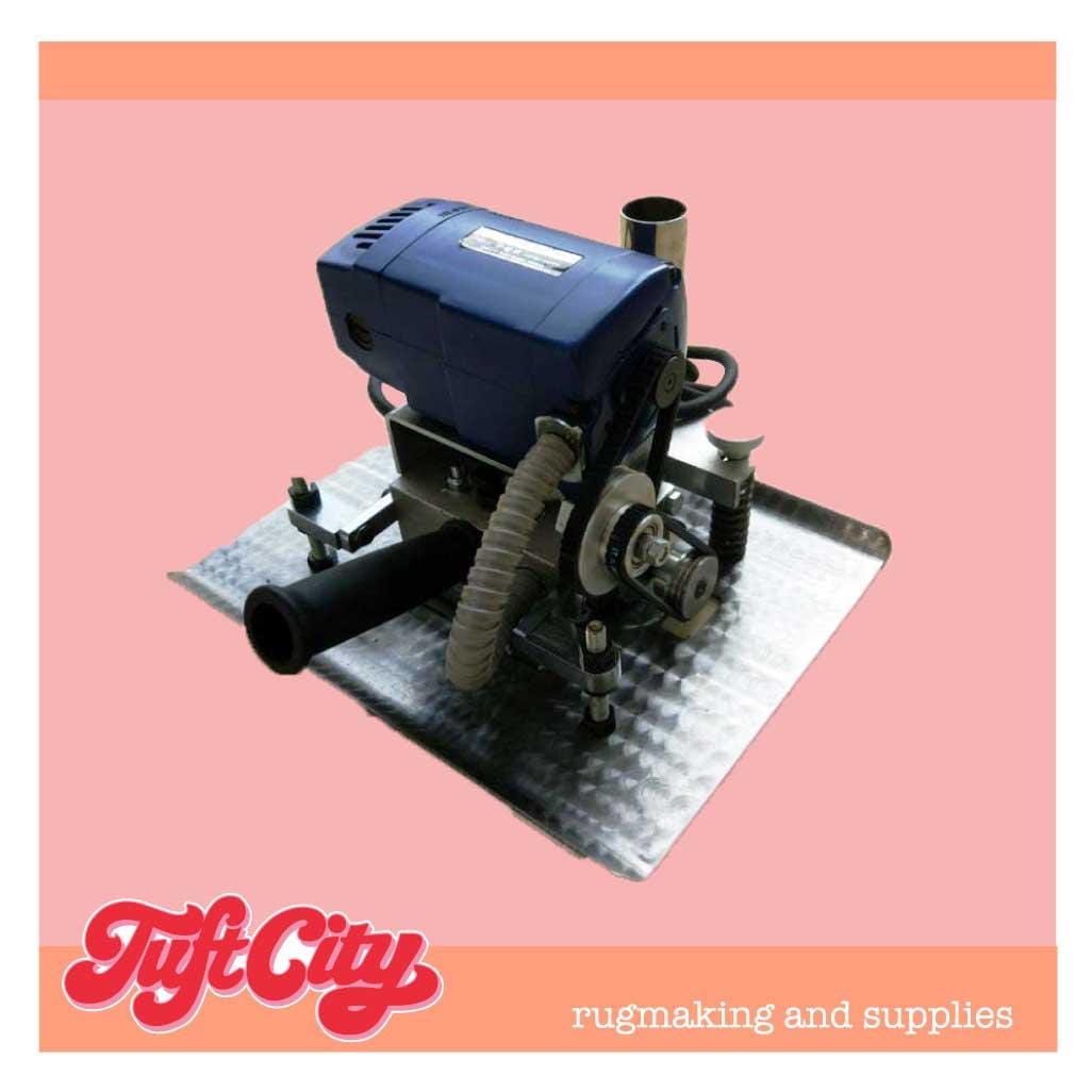 Hand-held rug making shearing machine – Tuft City
